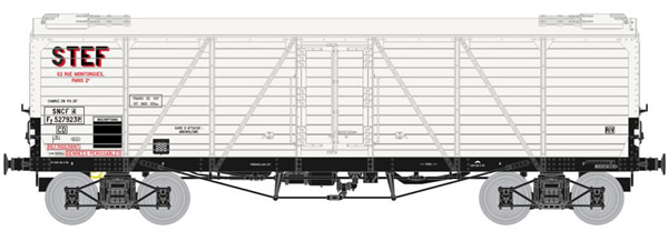 REE Modeles WB-582 - French FRIGO Refrigerator Car TPNew Construction with Ice door on roof SNCF STEF Era III